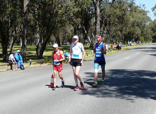 David STEFANELLY course Champion du monde par équipe 10km marche Perth 2016