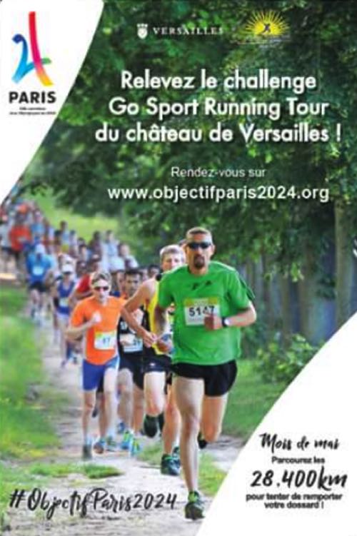 Challenge Paris 2024 Go Sport Running Tour Chateau de Versailles