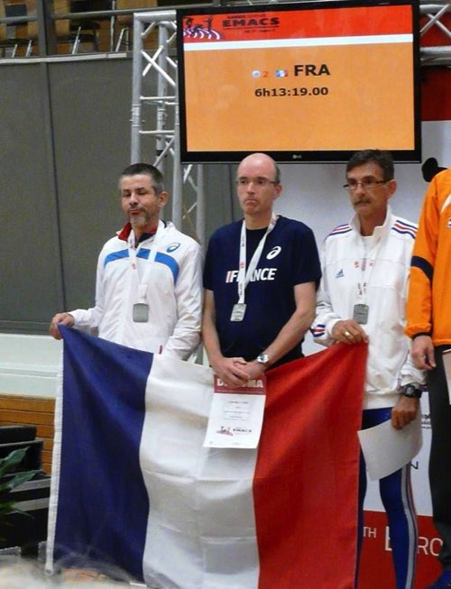 David Stefanelly Championnat Europe Master 2017 podium