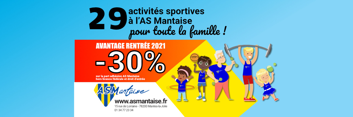 Rentrée 2021 Sports AS Mantaise