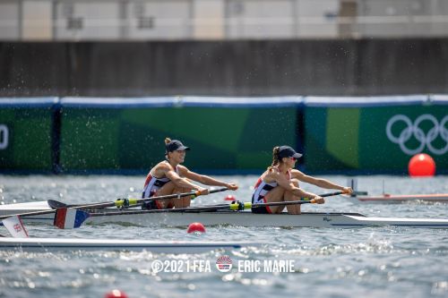 Finish JO Tokyo Claire BOVÉ Laura TARANTOLA AS Mantaise aviron