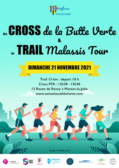 Cross de la Butte verte Trail Malassis Tour 2021 AS Mantaise athlétisme