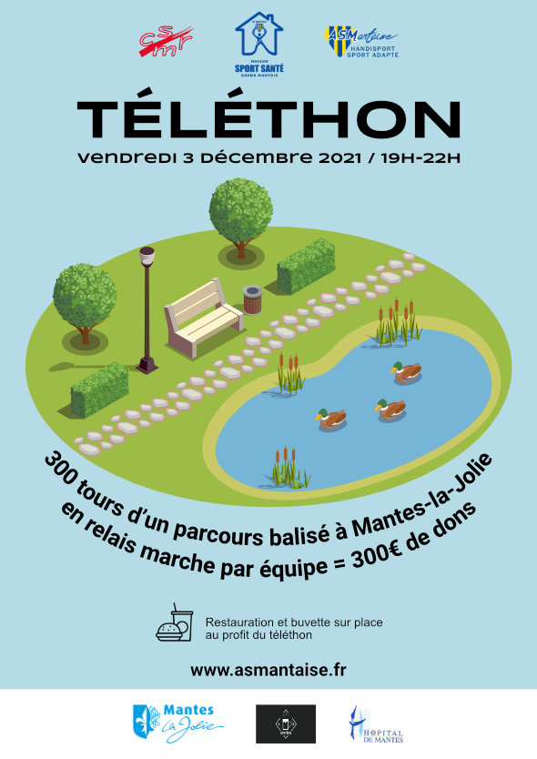 AS Mantaise Handisport Sport Adapté Maison Sport Santé Téléthon 2021