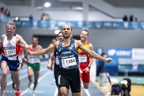 Mohamed MERROUNE champion europe master as mantaise athlétisme