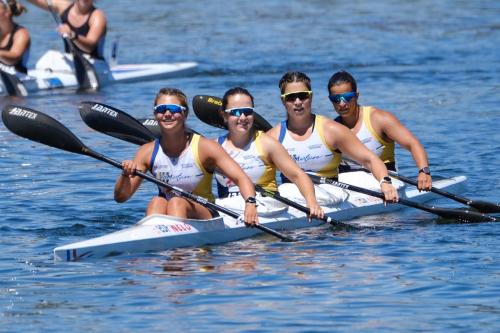 AS Mantaise canoe kayak Championnat France Vichy 2022 K4 dames