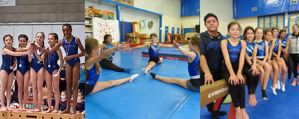 AS Mantaise Gymnastique artistique 2022-2023 collage