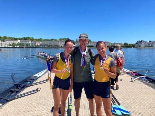 Lucie DOLINSKI et Chloé PORTIER Championne de France AS Mantaise Aviron