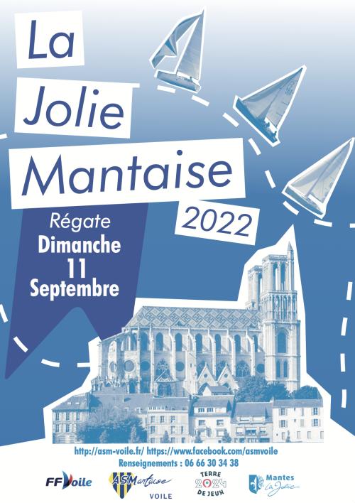 Affiche Régate La Jolie Mantaise AS Mantaise Voile