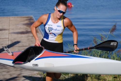 Loulia LEFOULON Championnat de France Canoe Kayak Short Race 2022 Mantes la Jolie