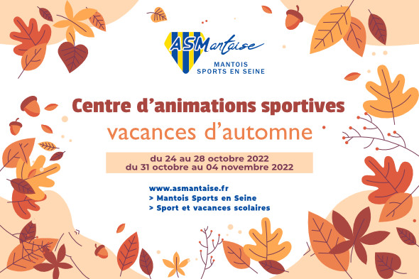 AS Mantaise Centre animations sportives automne octobre novembre 2022