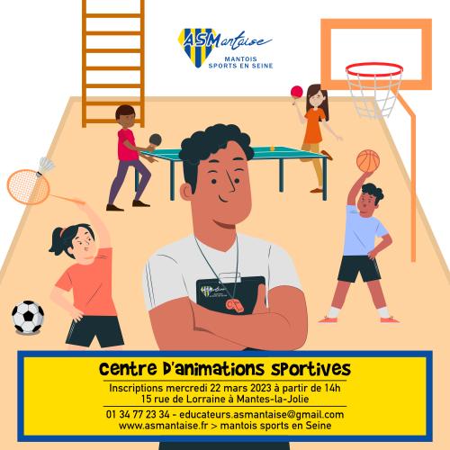 Sports vacances scolaires AS Mantaise Mantois Sports en Seine printemps 2023