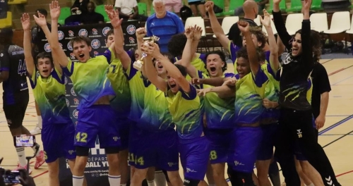 AS Mantaise Handball masculin juin 2023 U18 vainqueurs coupe Yvelines