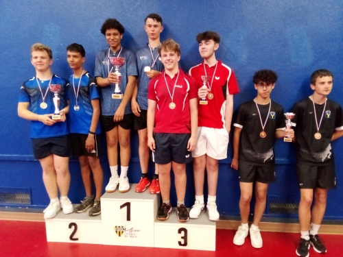 AS Mantaise Tennis de table juin 2023 podium
