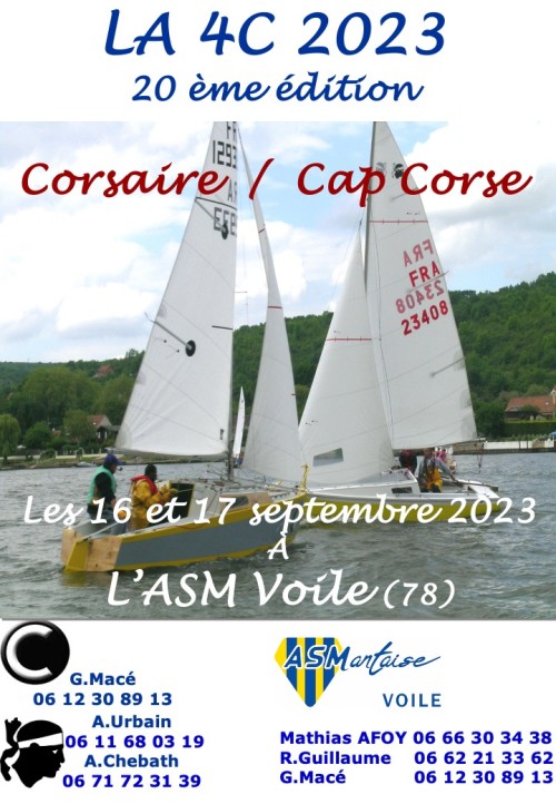 Régate la 4C 2023 AS Mantaise Voile