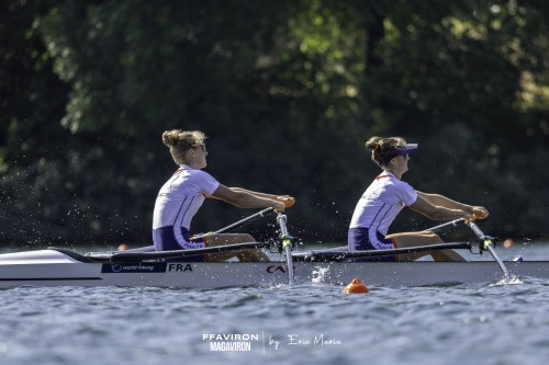 Aviron AS Mantaise Championnats du Monde Belgrade 2023 Claire BOVÉ Laura TARANTOLA