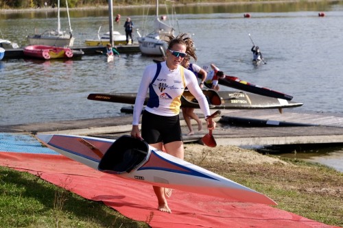 Loulia LEFOULON Championnat France Short Race canoë-kayak octobre 2023