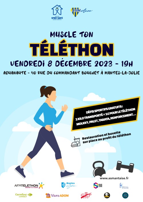 Muscle ton Téléthon 2023 à Aquanaute : un défi sportif pour une cause exceptionnelle !