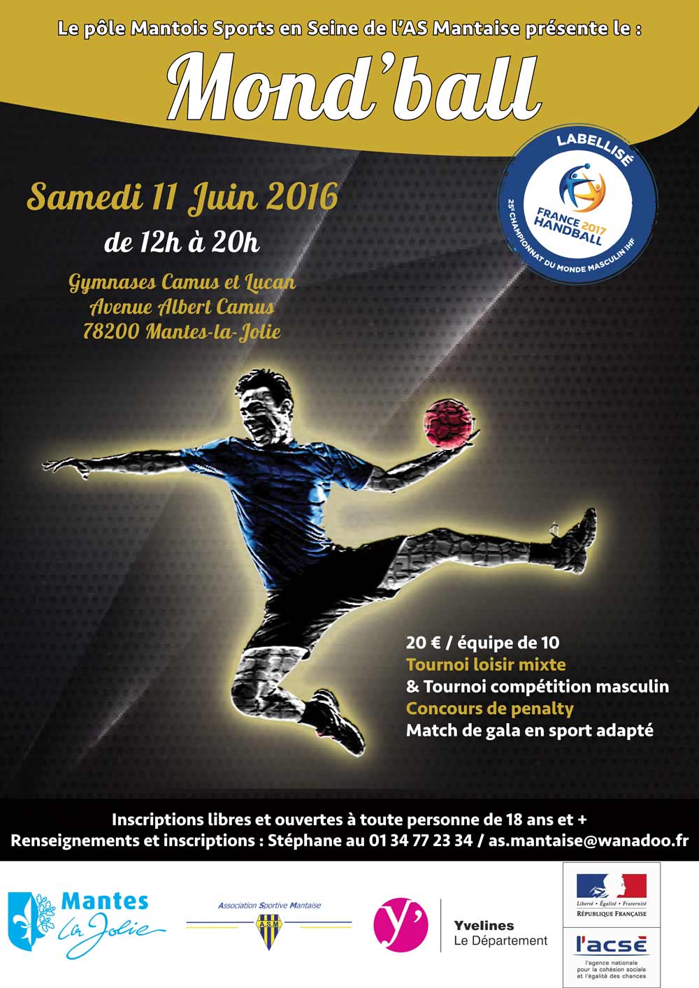 Mond'ball Mantais Mantois Sports en Seine