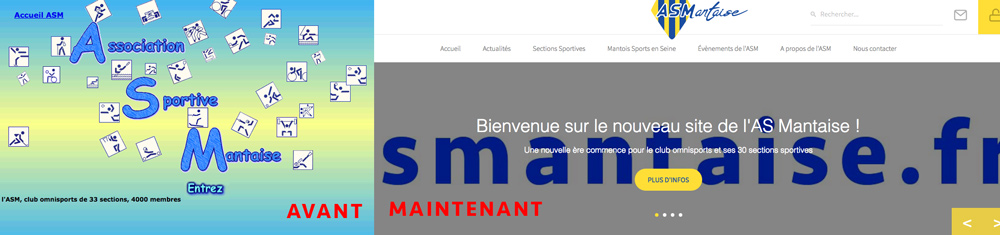 ASMantaise Ancien Nouveau Site Internet ASM
