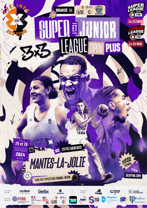 Open Plus Super League et Junior League 2024 à Mantes-la-Jolie