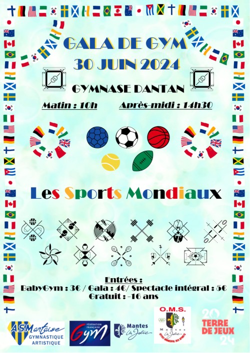 gala de gymnastique artistique as mantaise juin 2024
