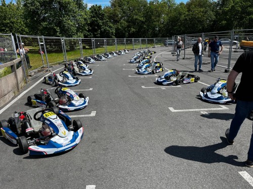 karting alignés