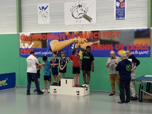 Podium FSGT Benoist BOUANGA mai 2024