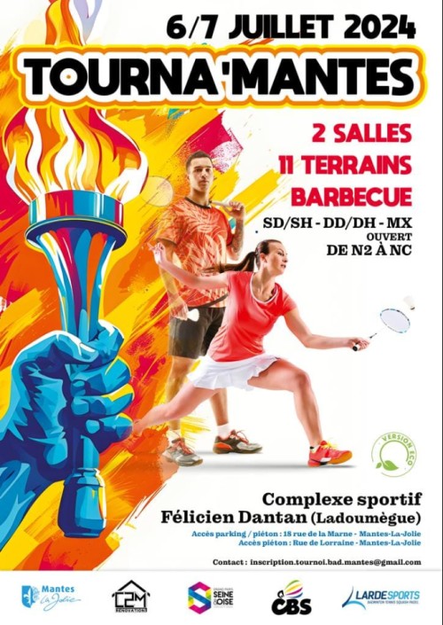 Tourna' Mantes badminton 2024