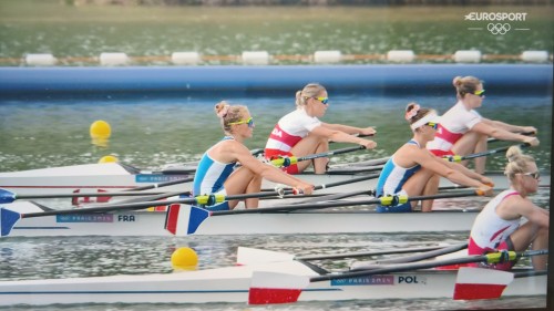 Claire bové et Laura tarantola rament en finale b