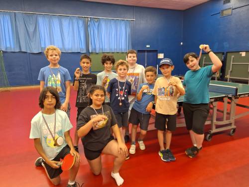 Stage de tennis de table de la Toussaint 2025