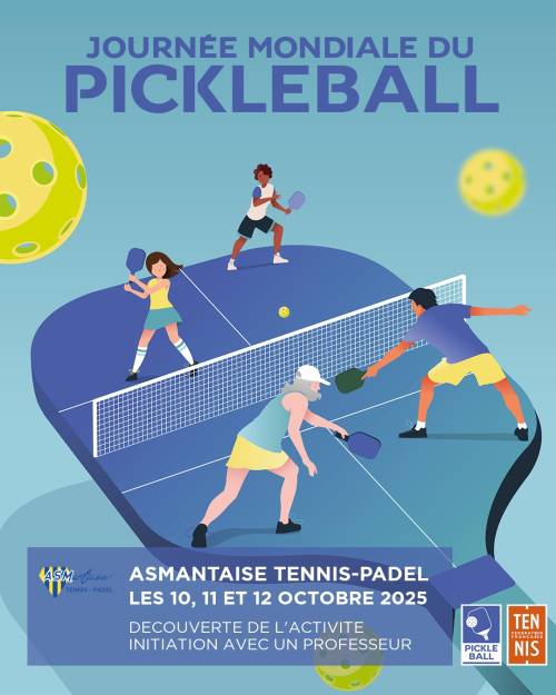 Journées Mondiales 2025 du Pickleball à Mantes-la-Jolie