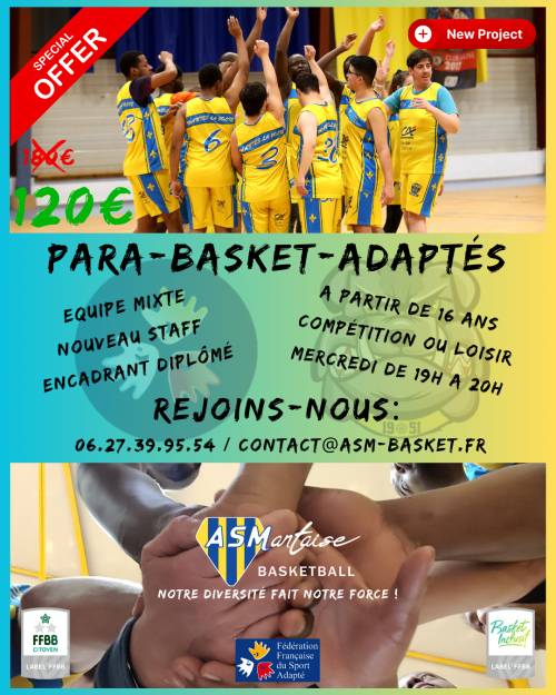 basket adapté lancement saison 2026