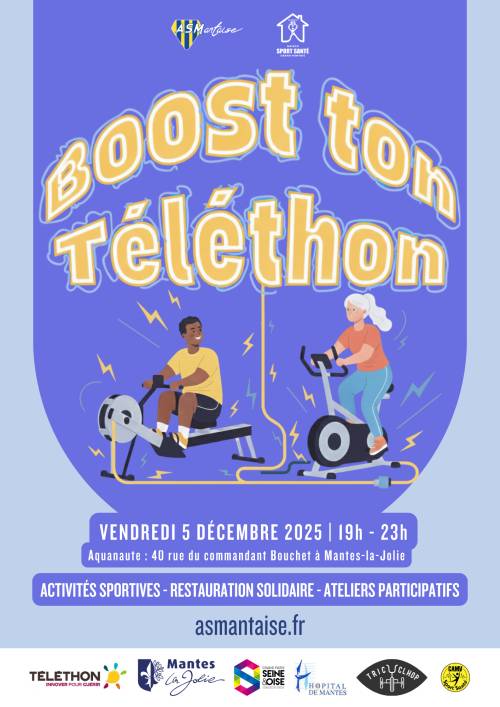 Téléthon 2025 à Mantes-la-Jolie avec l'AS Mantaise