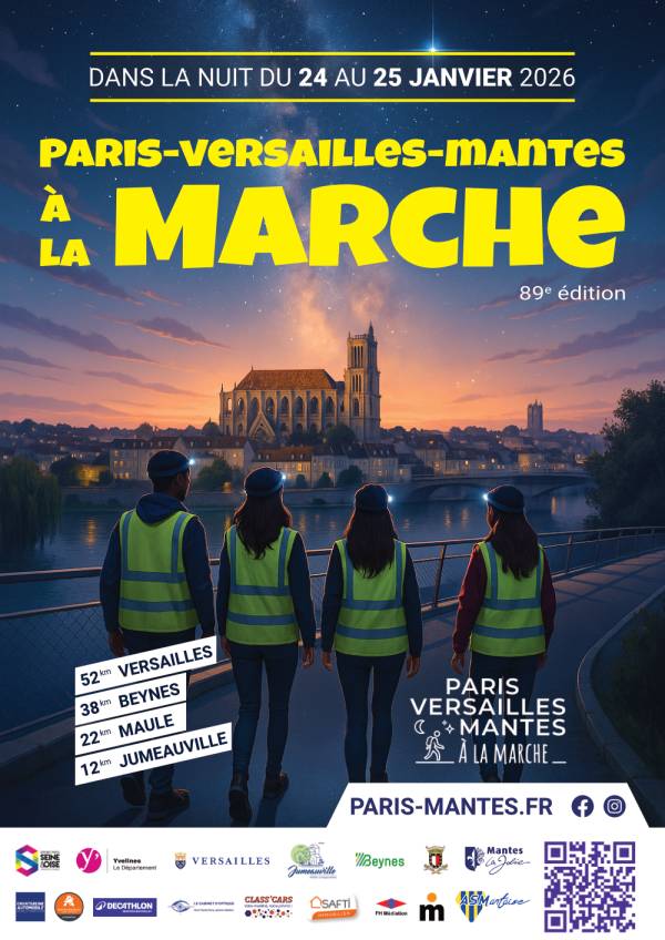 Affiche Paris-Versailles-Mantes marche 2026
