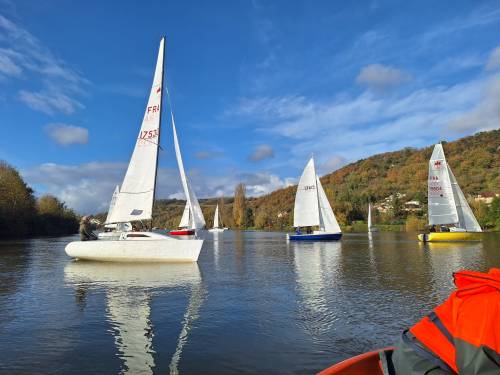 Régate du club de l'AS Mantaise Voile de novembre 2025