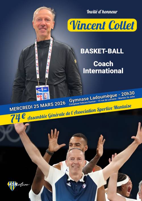 Affiche 74e Assemblée Générale AS Mantaise 2026