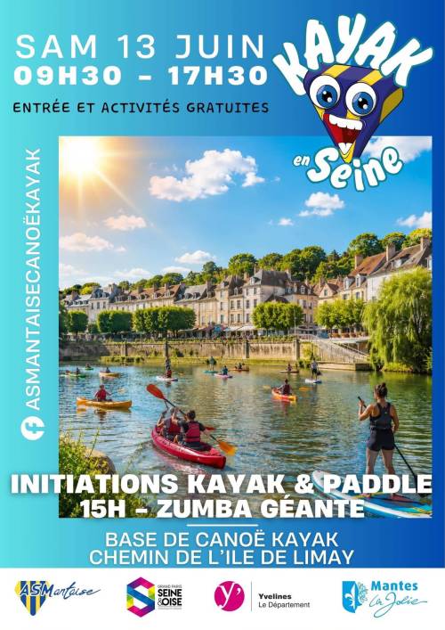Affiche Kayak en Seine 2026