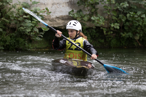 Manon LEROUX Regionale kayak octobre 2016 asmantaise