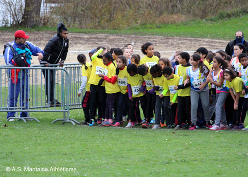 Championnats des Yvelines de cross court et cross des Mureaux 2016 AS Mantaise Athlétisme