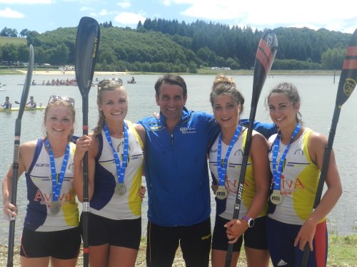K4 dames senior 200m championnat France Vitré 2017