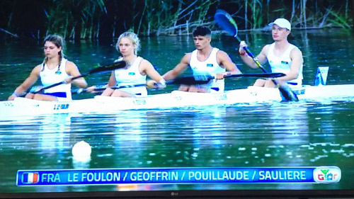 Salya LEFOULON FOJE 2017 Gyor canoe kayak k4 mixte
