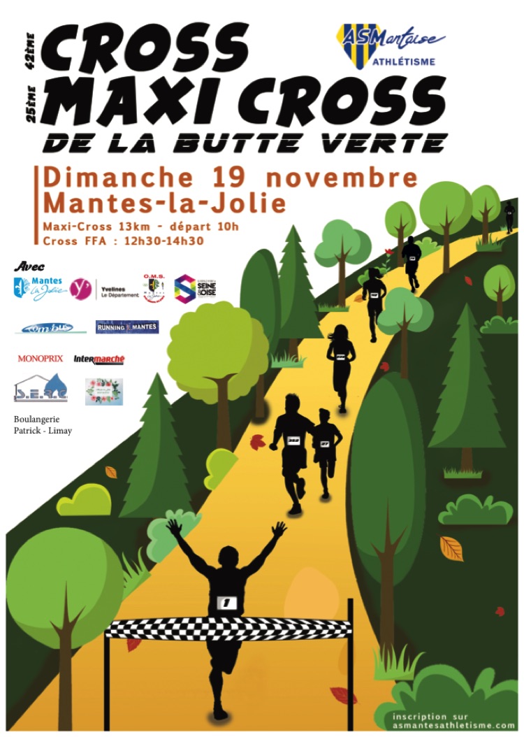 Cross Maxi-Cross Butte Verte 2017 AS Mantaise Athlétisme Mantes la Jolie