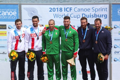 Franck LE MOEL Bronze Coupe du Monde Canoe Kayak DUISBOURG 2018