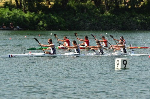 Franck LE MOEL K4 500m Championnat d'Europe Belgrade 2018