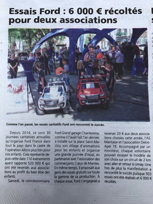 Article Courrier Mantes mercredi 6 juin