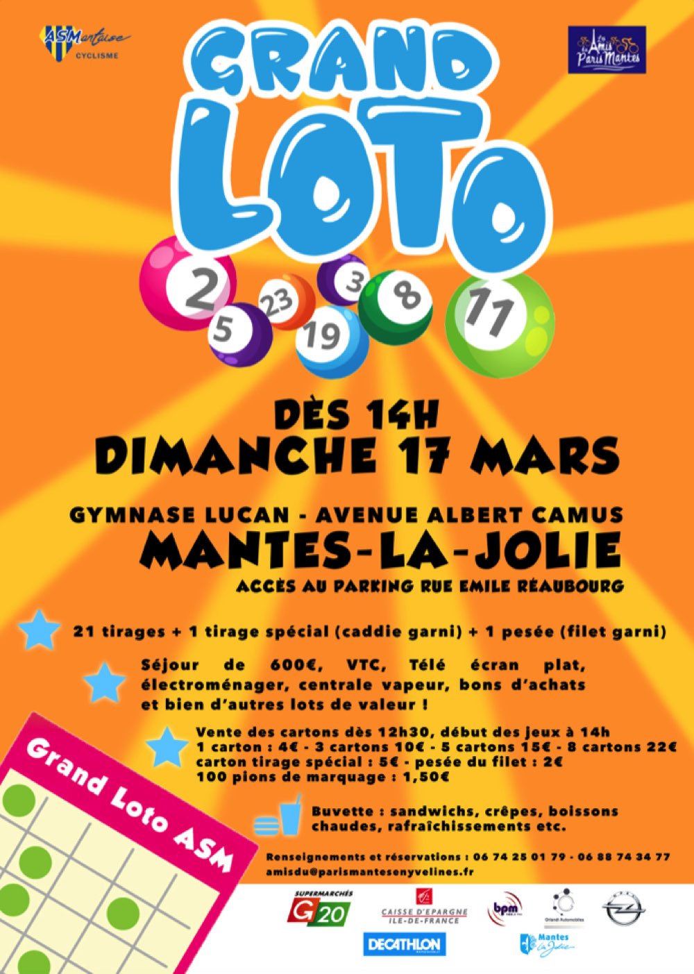 Grand Loto AS Mantaise 2019