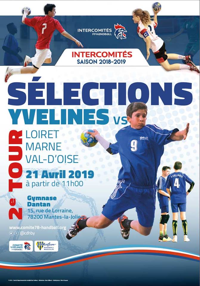 Intercomités Handball Mantes-la-Jolie avril 2019